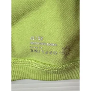 Offline by‎ Aerie Seamless Ribbed Crop Top Neon Lime Green XS TP Athletic thumbnail 2