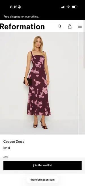 Reformation Maxi Dress thumbnail 3