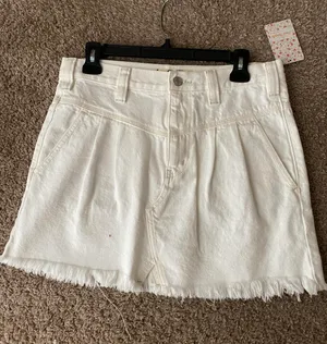 Free People BNWT  Denim Skirt thumbnail 1