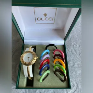 GUCCI interchangeable bezel watch set🔥🔥🔥 thumbnail 5