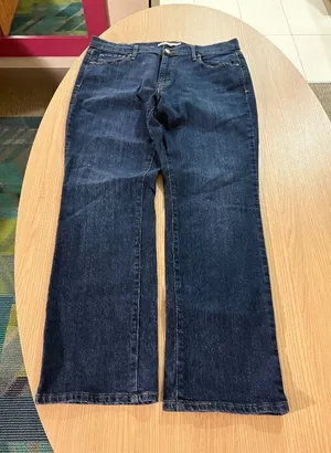 Levi's 505 Straight Jeans Size 14 Dark Blue Denim Zip Fly Belt Loops Red Tab thumbnail 1