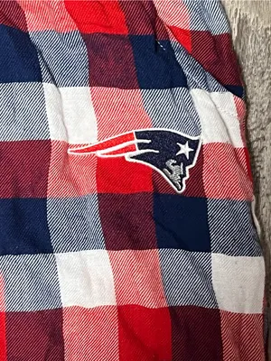 NFL Red, White & Blue Plaid Lounge Pajama Pants thumbnail 2