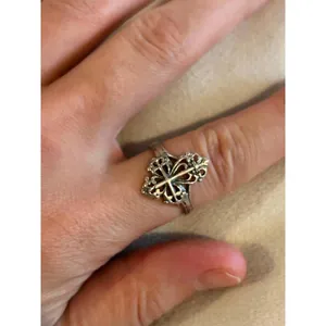 925 sterling silver ring band size 7.75 lot d9 thumbnail 2