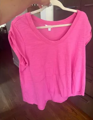 Time and try pink shirt short sleeve‎ XL thumbnail 1