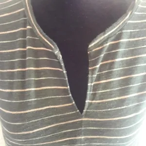 Madewell Turntable Split Neck Tee Oakland Stripe v6x thumbnail 4