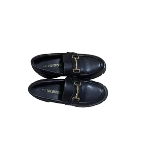 Dream Paris Womens Chunky Platform Loafers Size 6 Black Horsebit Lug Sole Goth thumbnail 3