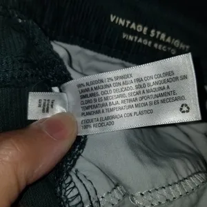 Universal Thread Womens Vintage Straight Green Corduroy Pants 4/27 High Rise thumbnail 12