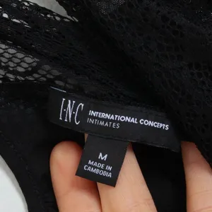 INC International Concepts Lace Babydoll Slip Dress Size M Black‎ Intimate Sexy thumbnail 4
