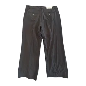 GAP Trouser Pants Size 6 Ankle Black GapStretch Career Wide Leg NWT thumbnail 7