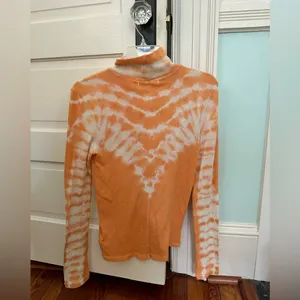 Free People Tie Dye Turtleneck Size Small thumbnail 2