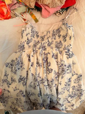 June and Hudson Blue floral dress thumbnail 2