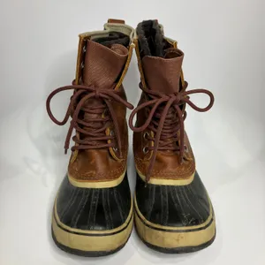 Sorel 1964 premium waterproof boots insulated leather rubber women's size‎ 10 thumbnail 3