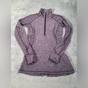 Lululemon athletica Purple Quarter-Zip Pullover 4 thumbnail 3
