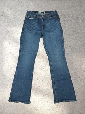 Signature by Levi Strauss High Rise Bootcut Women's 10 (30x29) Blue Stretch Y2K thumbnail 1