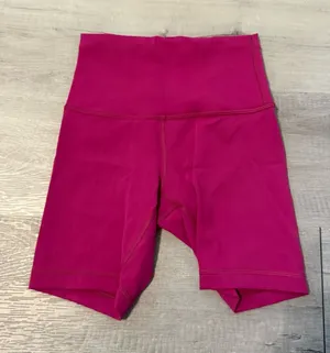 Lululemon Wunder Train 6” Biker Shorts Rippened Raspberry thumbnail 1