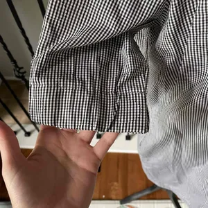 Handmade Womens Gingham Embroidery Puff Sleeve Dress Size M‎ thumbnail 2
