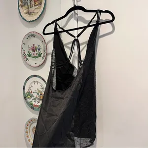 NEW Victorias Secret Chemise Black Lace Small thumbnail 7