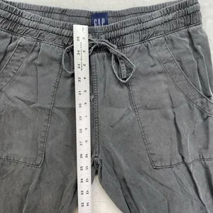 Gap Pants Womens S gray Utility Jogger Tencel Pull On Drawstring‎ Comfy Casual thumbnail 4