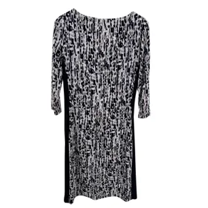 Lauren Ralph Lauren Abstract Print Ruched Sheath Dress Size 14 Workwear Career‎ thumbnail 5