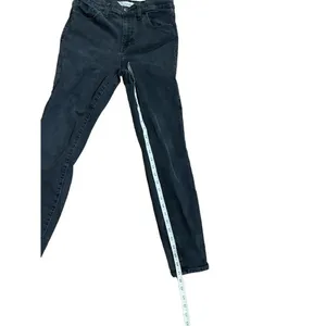 Madewell High Rise Skinny Jeans Faded Black Denim sz‎ 28 thumbnail 4