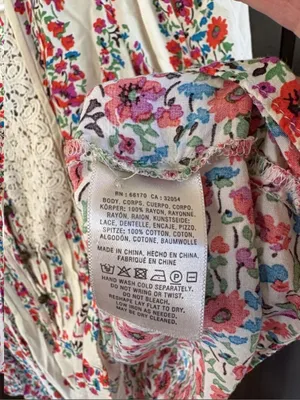 Anthropologie Maeve Hiver Floral Crochet Lace Panel Top Size 6 thumbnail 9