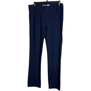 Betabrand Classic DPYP Dress Pant Yoga Pants Straight in Navy size L thumbnail 2