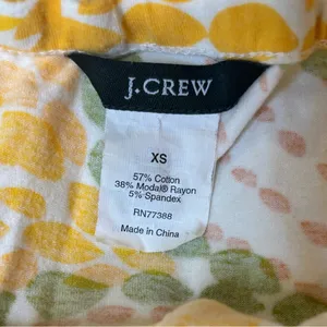 J.CREW Women’s Mini Floral Skirt with Ruffled Bottom Size XS thumbnail 2