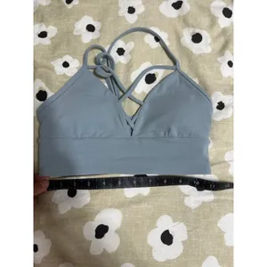 Lululemon light blue sports bra thumbnail 4