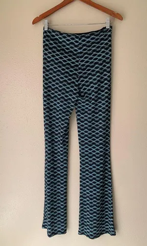 White Fox Boutique No Vacancy Mesh Dress Size Large in Aqua Argyle thumbnail 9