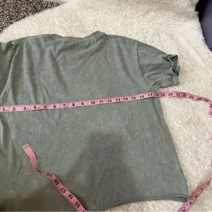 5/$30 🎈 Ford bronco small stonewashed cropped tee Green thumbnail 2