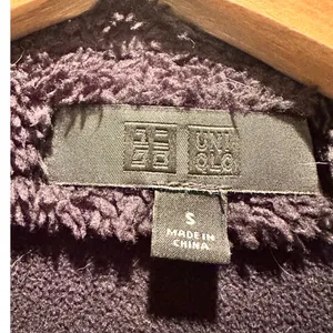 Uniqlo Black Fleece Double Breasted Pea Coat‎ Jacket Size Small thumbnail 3