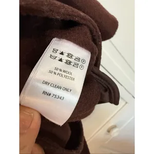 Joie brown wool double breasted peacoat size small thumbnail 4