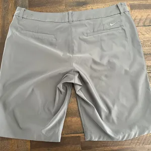 Nike Gray Bermuda Shorts Tailored Knee-Length thumbnail 3