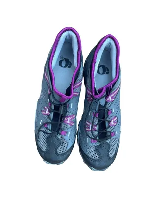 Pearl Izumi Women's Hybrid Cycling Shoe X-Alp Drift II Gray Purple 9.5 D EUR 42 thumbnail 2