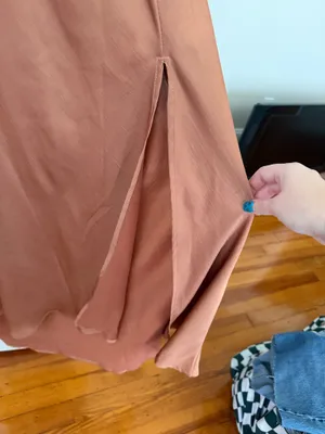 Hello Molly Dress Midi Rust Stand On My Own thumbnail 4