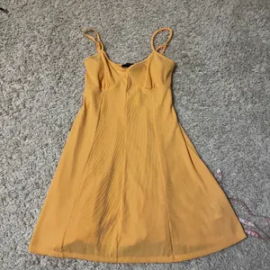 Forever 21 Orange Skater Dress Size Large thumbnail 1