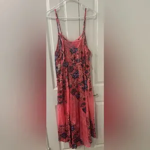 Free People Women's First Date Printed Maxi Slip M NWT thumbnail 5