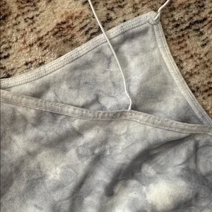 Free people skinny strap brami in washed grey thumbnail 5