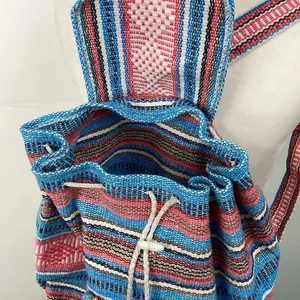 Pinzon Canvas Boho Aztec Backpack thumbnail 4