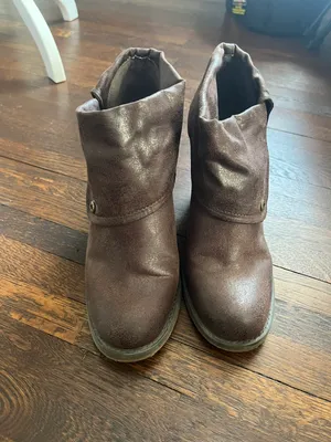 Sbicca Brown Leather Booties thumbnail 3