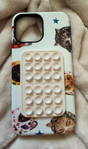 Cat iphone 13 pro max case with pink sand octobuddy Multiple thumbnail 1