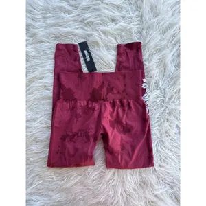 Civil Regime Blush Red Reaper Wash Kelly Seamless Leggings Size Medium thumbnail 5