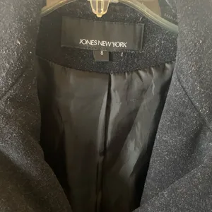 Jones New York Dark Gray/Charcoal Pea Coat thumbnail 4