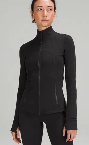 Lululemon NWT Define Jacket Luon Size 0 Black Full zip up thumbnail 1