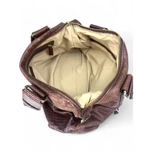 Cole Haan Bethany Snakeskin Leather Purse Shoulder Medium Sized Top Bag thumbnail 5