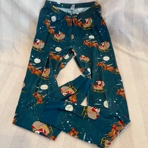 new hanna andersson santa reindeer matching pajamas size medium M thumbnail 6