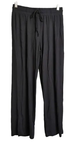 NWT Andie The Wide Leg Pant Black Elastic Drawstring Lounge XS thumbnail 1