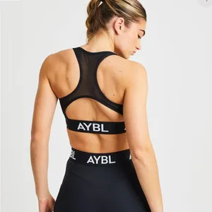NWT AYBL black training sports bra thumbnail 2
