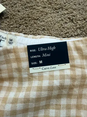Abercrombie Linen Blend Skort Scarlett Curve Love thumbnail 4