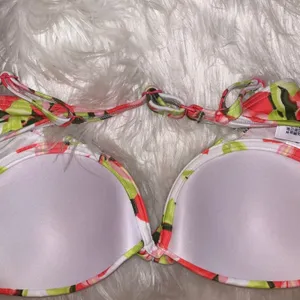 Lands End Floral Bikini Top 32B 34A Underwire Padded‎ Swim thumbnail 4